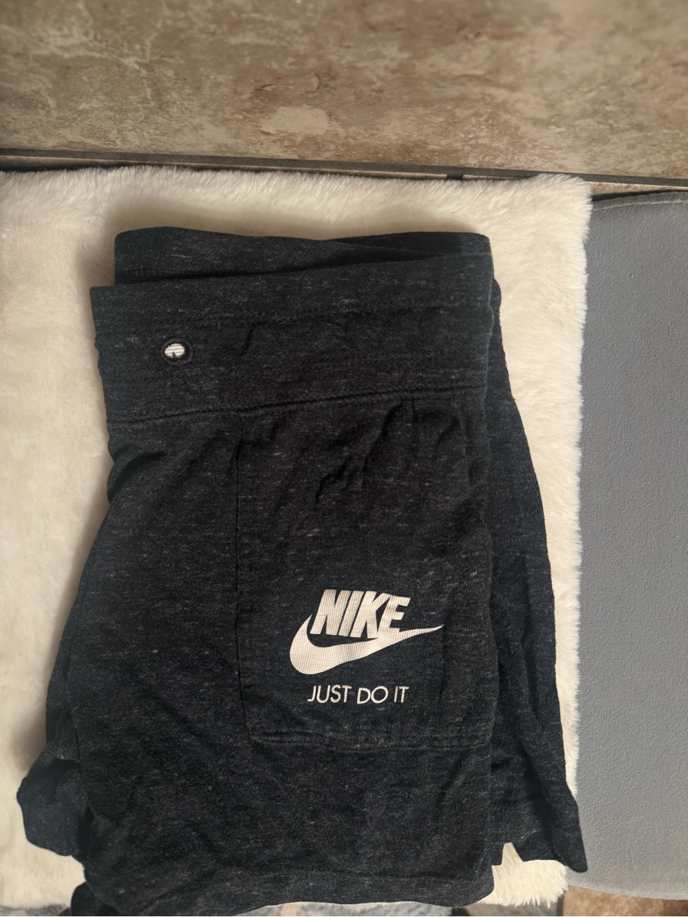 🩷Nike Black Shorts with White Logo and Swoosh